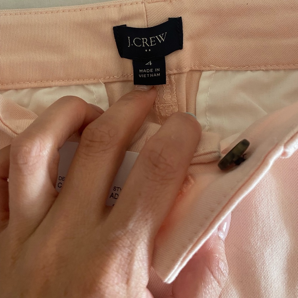 *Brand New* J crew light pink slacks Size 4
